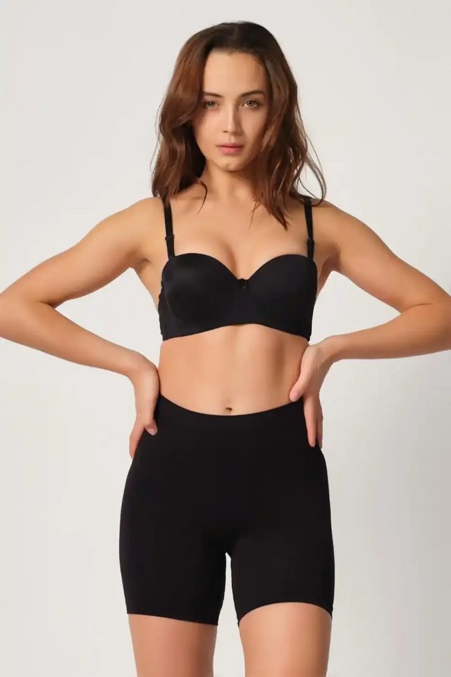 Siyah Soft Paçalı Boxer