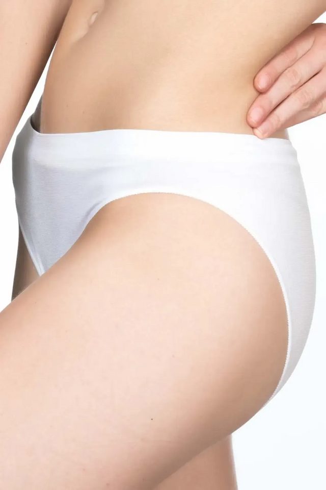 Dikişsiz Form Soft Slip Beyaz Külot