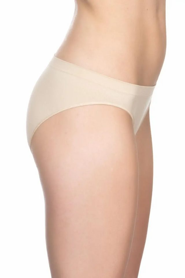 Dikişsiz Form Soft Slip Ten Rengi Külot