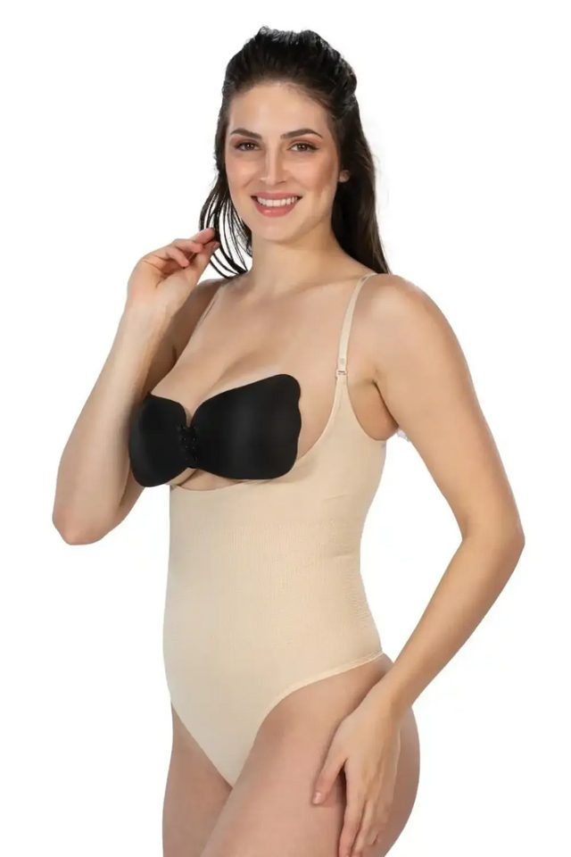 Ten Rengi Dekolte Uyumlu String Body Korse