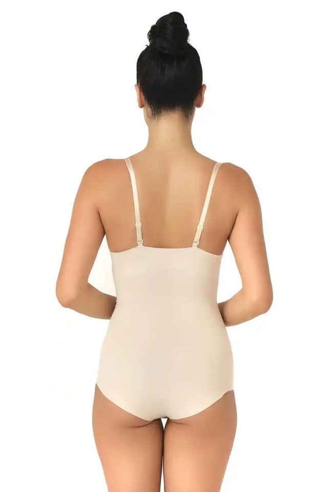 Ten Rengi Lazer Kesim Dekolte Uyumlu Slip Korse