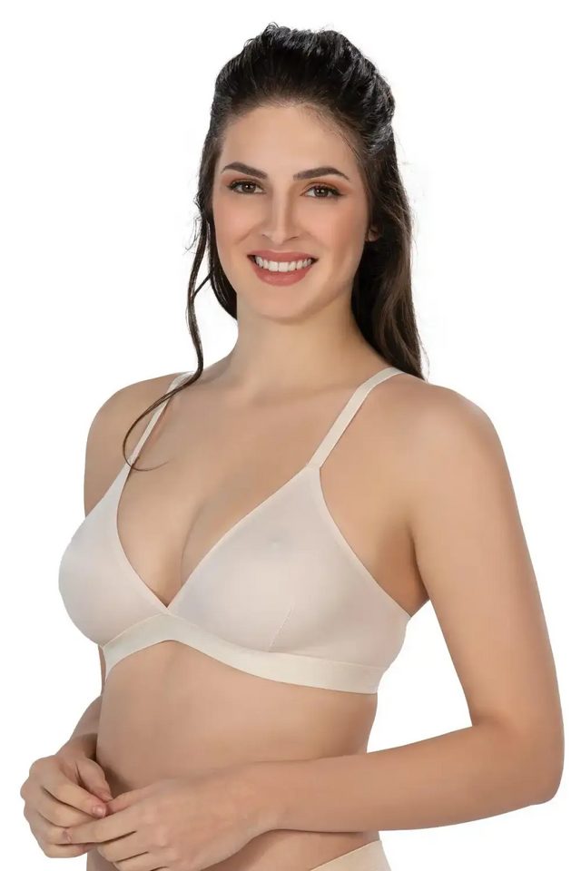 Ten Rengi Lazer Kesim Yapıştırma İz Yapmaz Sütyen