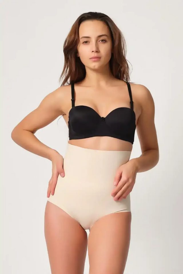 Ten Rengi Lazer Kesim Yüksek Bel Slip Korse