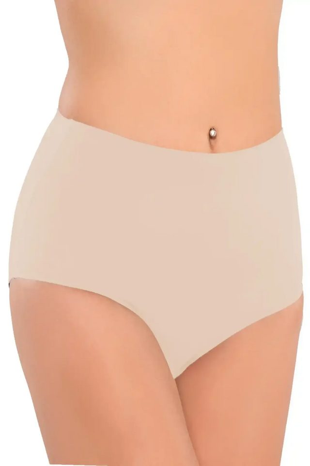 Ten Rengi Yapıştırma Lazer Kesim Kadın Slip