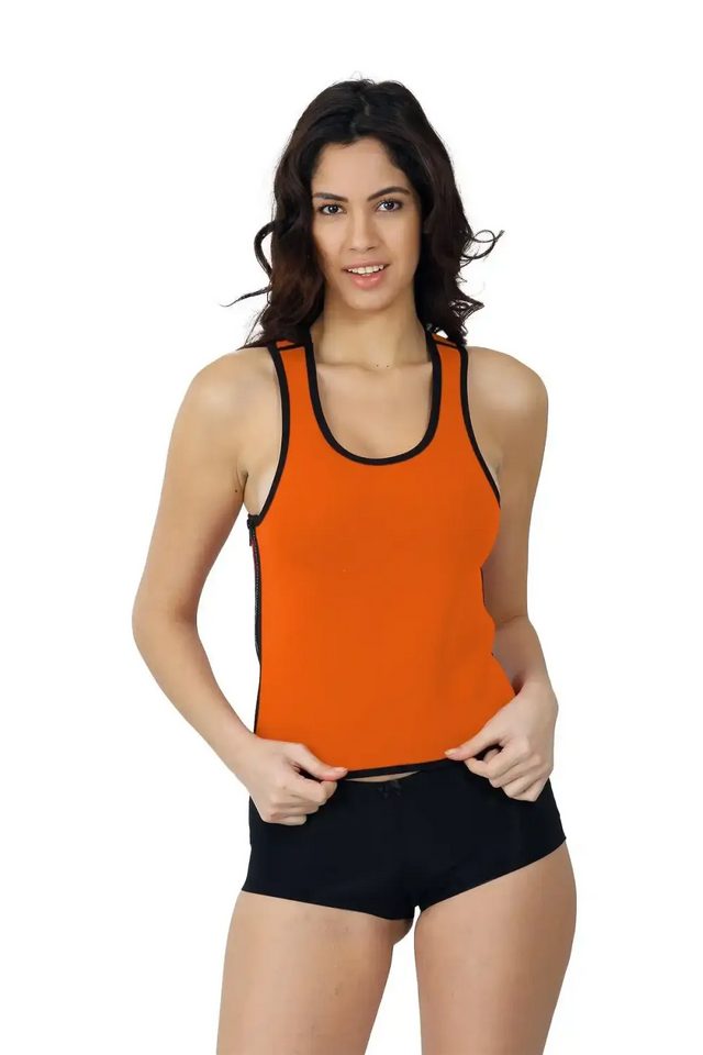 Turuncu Sauna Etkili Kısa Atlet